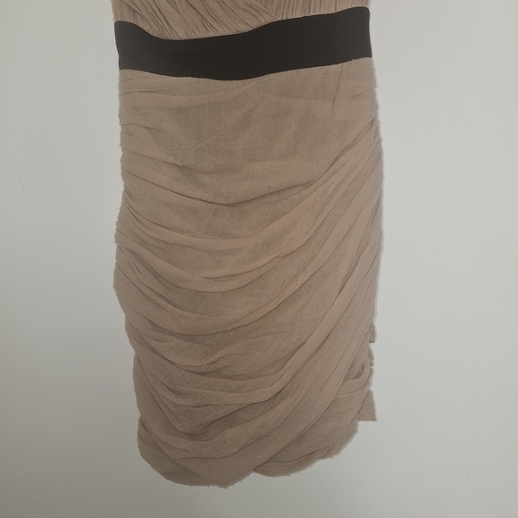 ALEXANDER Wang Womens One Shoulder Dress tan black Size 0 - Picture 9 of 15